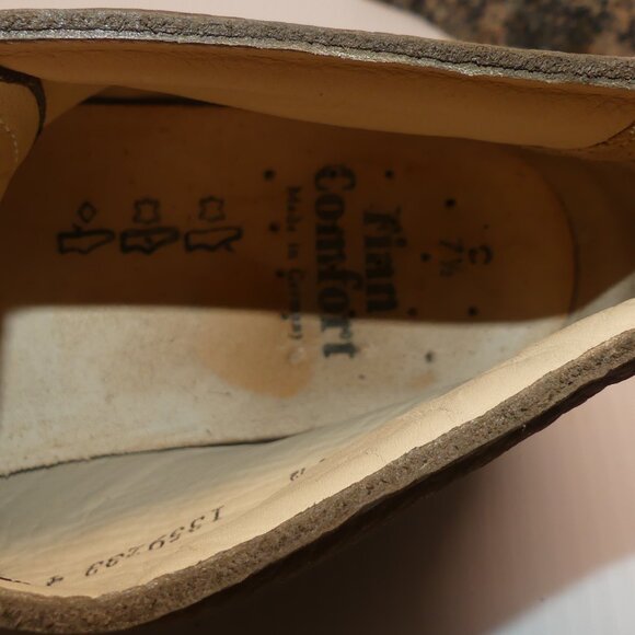 Women's Finn Comfort nubuck leather ankle desert boot UK 7.5 US 10 - Picture 8 of 9